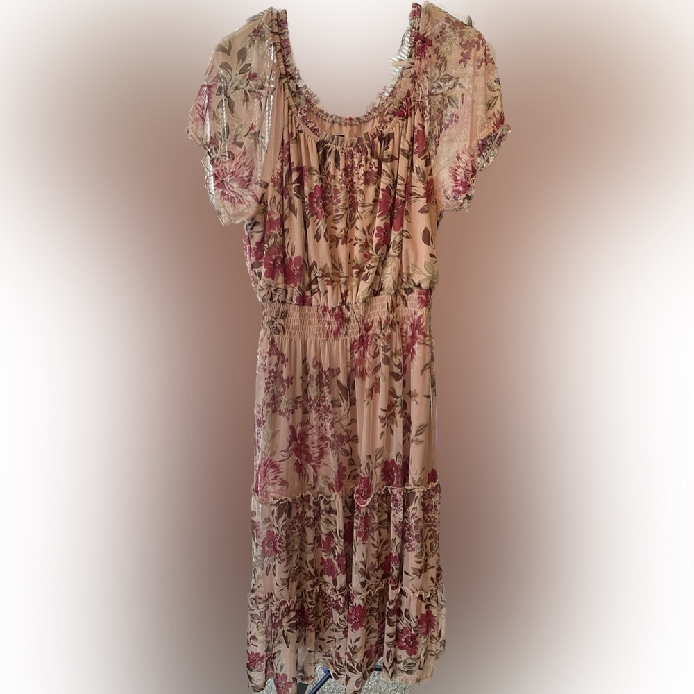 Kate and Lily floral pink dress